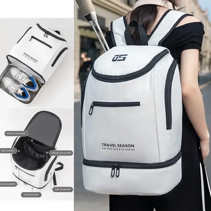 Sac à dos d'escalade en plein air avec poche pour chaussures