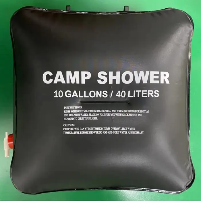 Sac de douche de camping 40L pour l'extérieur