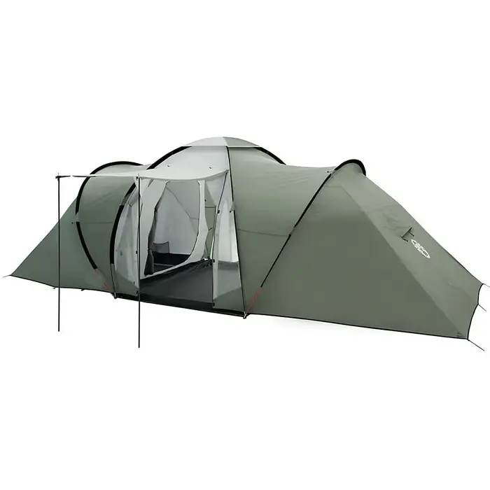 Utilisation de camping de tente extérieure verte pour 4 personnes d'espace grand