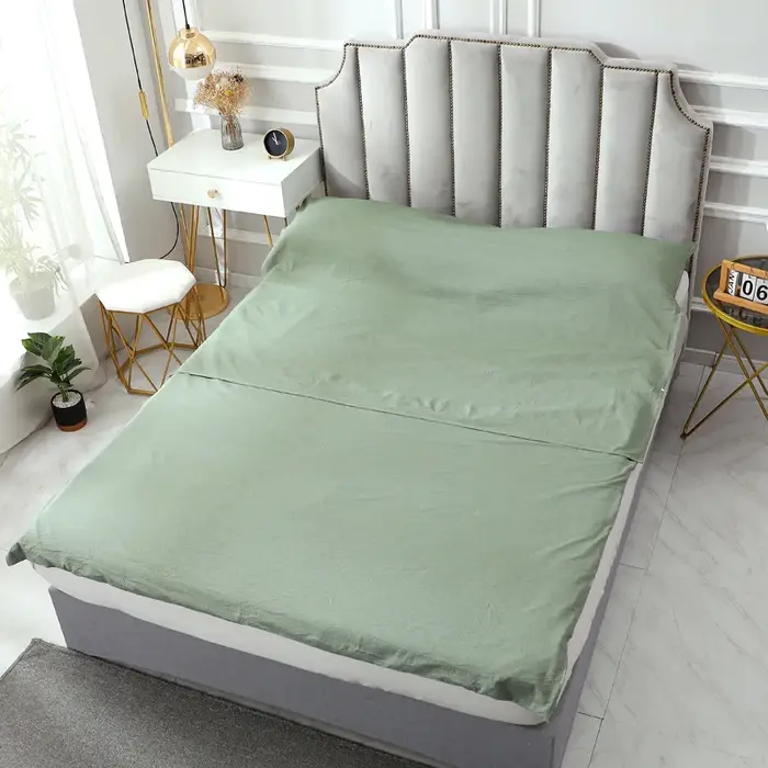 Sac de couchage en coton lavé super confortable