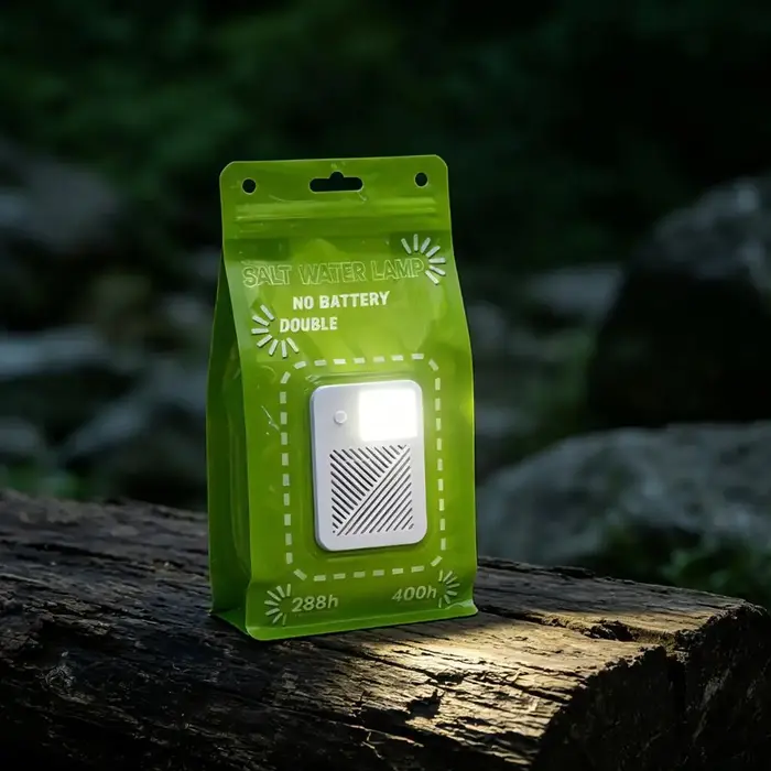 Lampe d'urgence à eau salée réutilisable