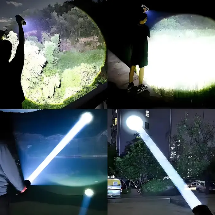 Lampe torche LED la plus puissante de 2025 – Allumage concentré