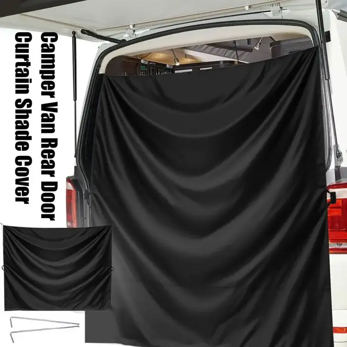 Rideau de porte arrière de camping-car