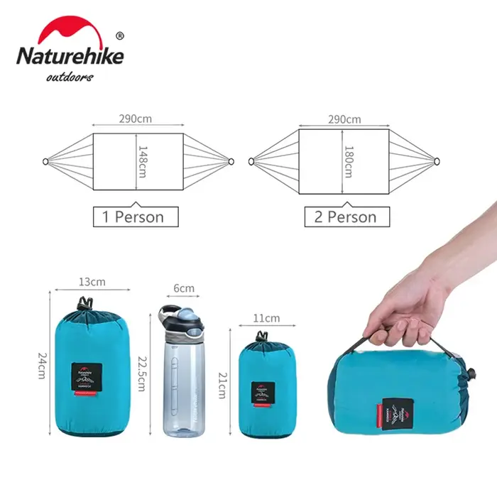 Naturehike – hamac balançoire ultraléger et pliable pour adultes, pour 1 à 2 personnes, balançoire P