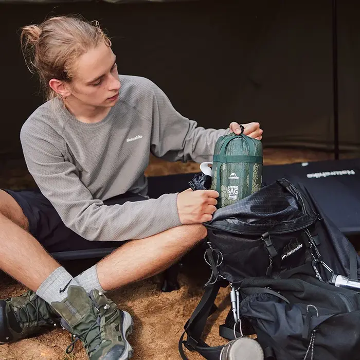 Natureifa-Sac de couchage en coton épissure ultraléger