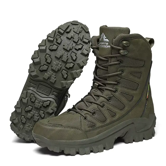 Chaussures d'alpinisme pour hommes, bottes tactiques antidérapantes en plein air, bottes du désert,
