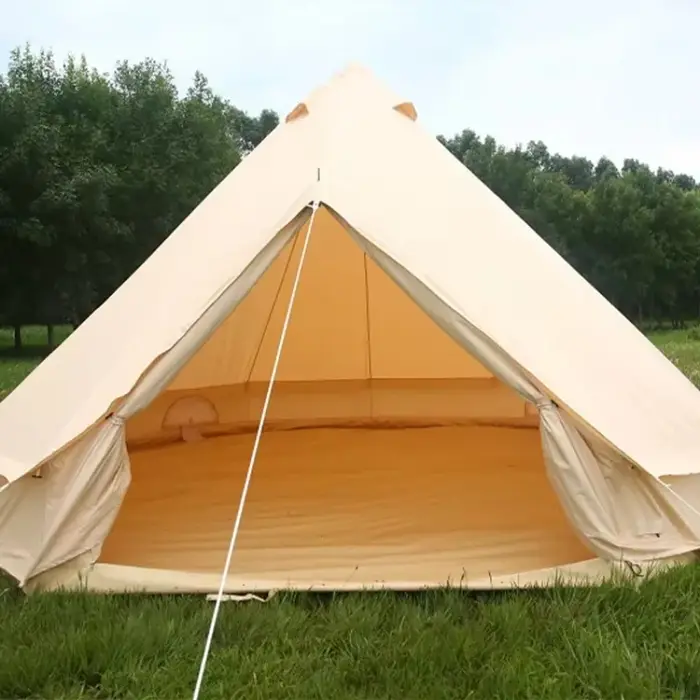 Tente cloche en toile de coton robuste de 3m