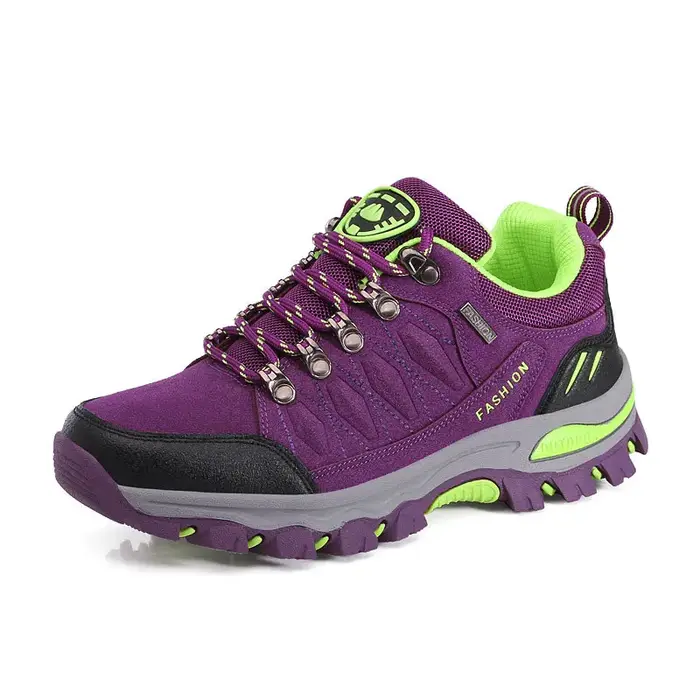 Femmes chaussures de randonnée en plein air trekking sport escalade Camping bottes antidérapant imperméable marche Jogging formateurs baskets à lacets
