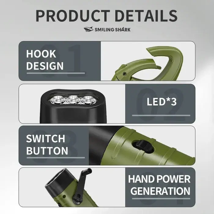 Lampes de poche solaires Led