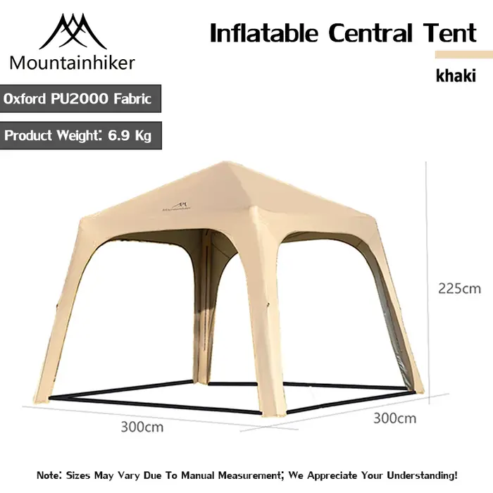 Tente dôme gonflable, grand abri de camping pneumatique, tente igloo gonflable portable à montage ra