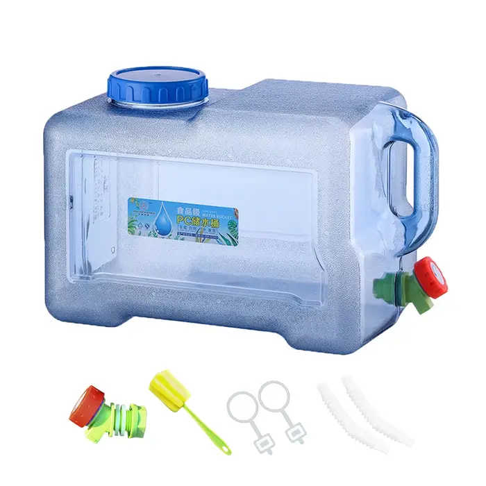 Conteneur d'eau de camping 18/20/22L, Kit de bidon d'eau pure polyvalent, étanche, grande capacité a