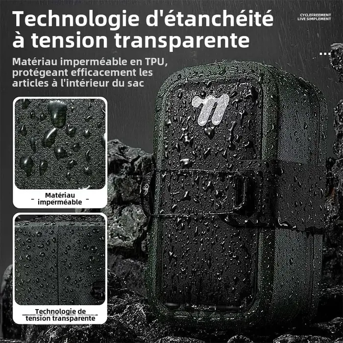 WEST BIKING-Sac de dégager de vélo 600D TPU sans couture et étanche