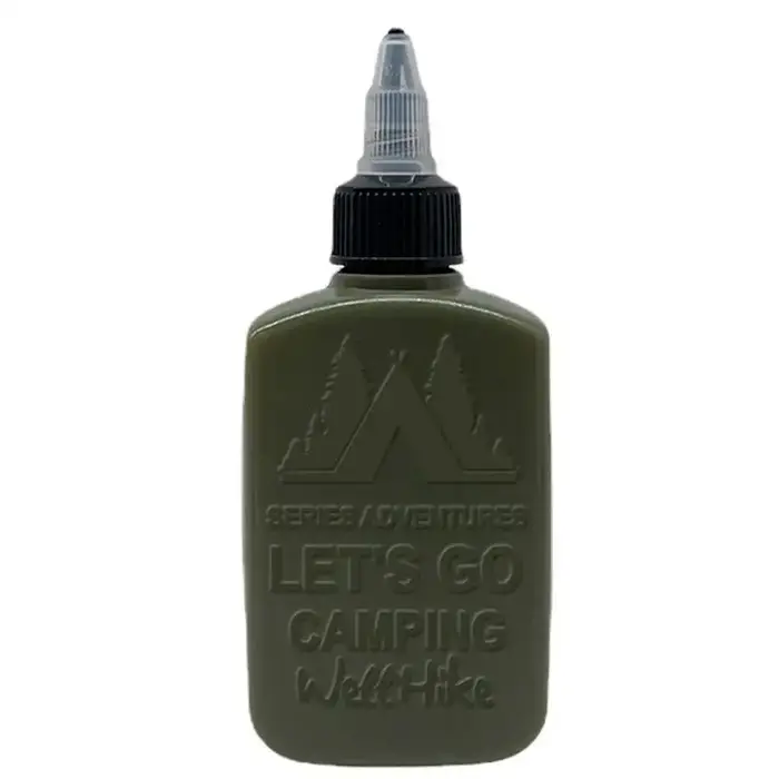 Bouteille à presser pour huile de Camping, bouteilles à condiments à presser de 100ml avec buses, di