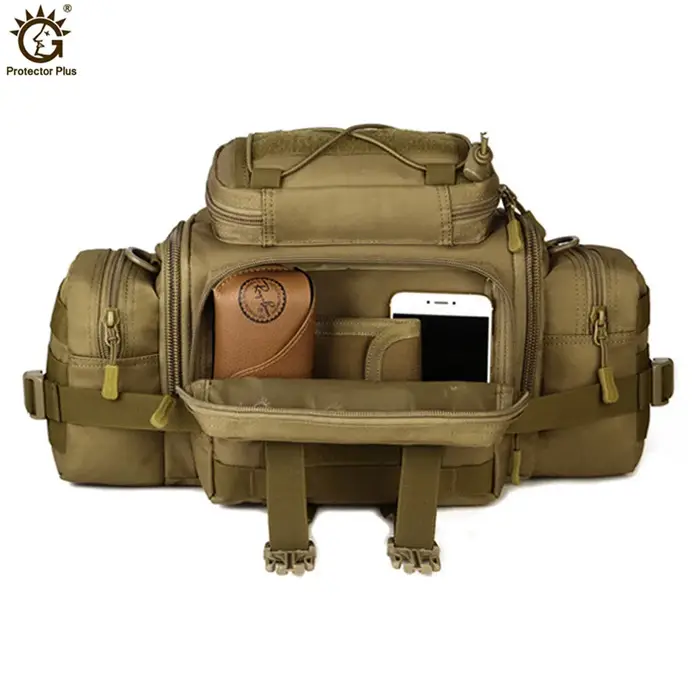 Sac de taille tactique en Nylon pour hommes, bouteille d'eau de randonnée, pochette pour téléphone,