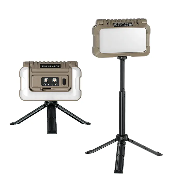 Lanterne de camping multifonctionnelle pliable avec 5 modes d'éclairage, lampe de camping étanche pour la randonnée en plein air