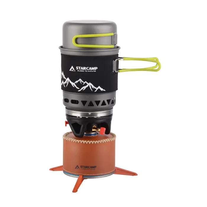 STARCAMP-Cuisinière à gaz pour camping en plein air, système de cuisson, cuisinière à jet à ébulliti