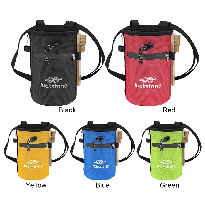 Grand sac de poudre de magnésium sac de craie étanche rangement réglable sac