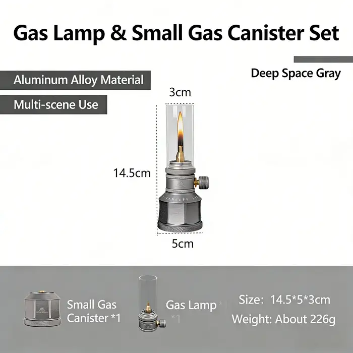 MOUNTAINHIKER Ensemble de lampes à gaz d'extérieur