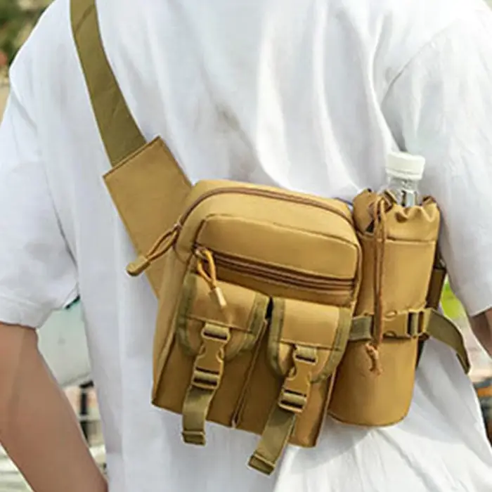 Hommes taille Fanny Pack sacs tactique militaire Camping voyage randonnée bouteille d'eau escalade Sports de plein air