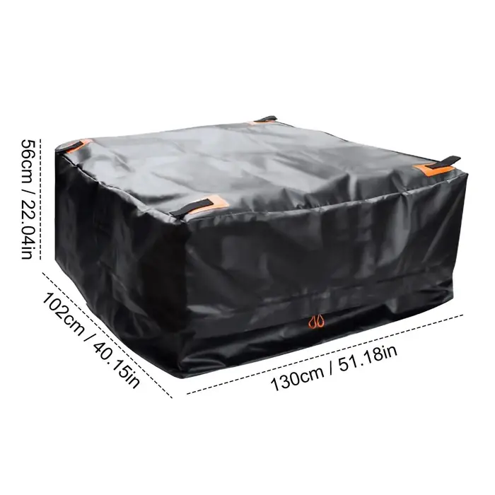 130x102x56cm sac de toit de voiture porte-charge étanche