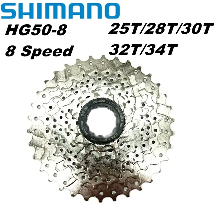 SHIMANO CLARIS HG50-8 Cassette de vélo de route 8 vitesses 11-28T/11-32T/11-34T/12-25T pignon de Cas