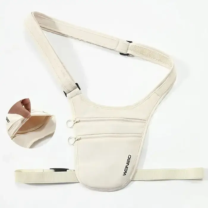 Sac bandoulière unisexe antivol avec ceinture porte-argent pour voyage, porte-passeport dissimulé so