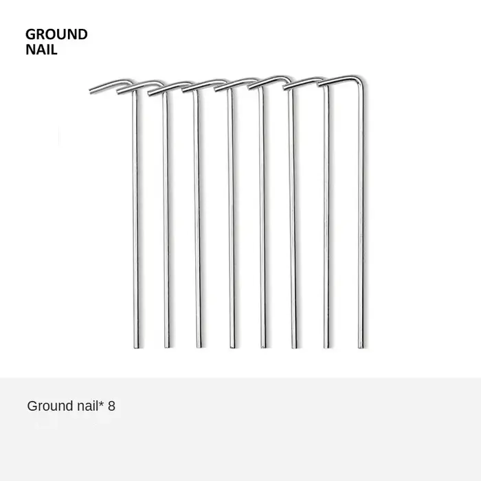 Tente de Camping en plein air, clou de sol fixe, fixation coupe-vent, spécial clou de Camping, ensem