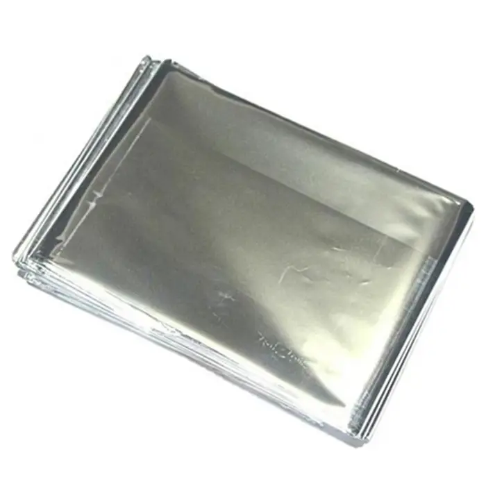 Couverture émergente Mylar thermique, Kit de premiers secours pour survie en plein air, feuille spat