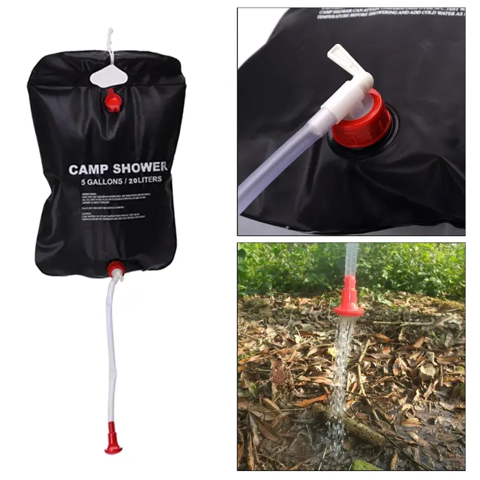 Sac à eau solaire pliable 5L/20L/40L