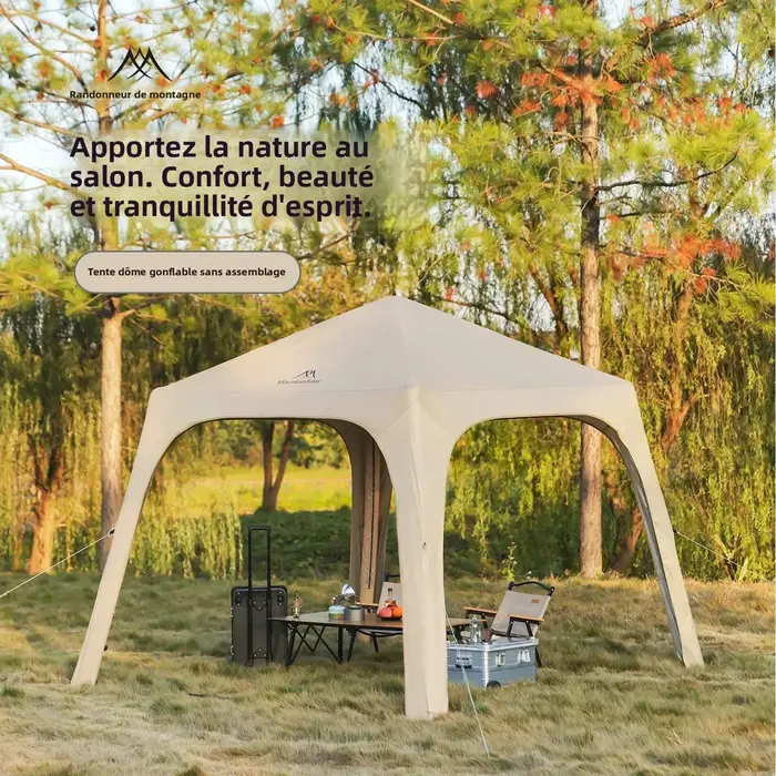 Tente de camping gonflable