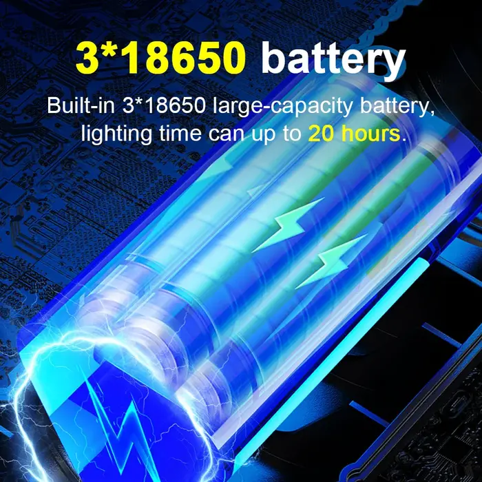 Lampe de poche LED la plus puissante 99000000LM Super lumineuse 1500W