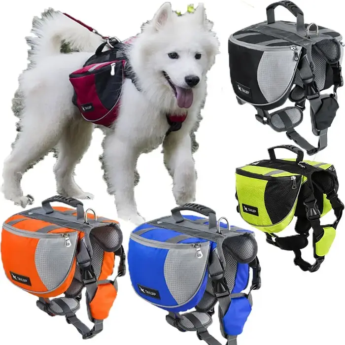 Sac à dos réfléchissant pour chien