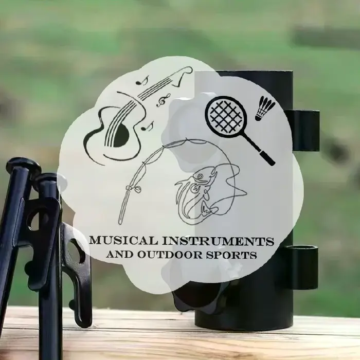 1 pièce Accessoires de fixation pour tente de camping extérieure, pour fixation de bâche, de mât de