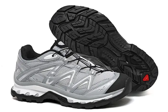 Chaussures de trail running imperméables Salomon XA QUEST Pro 3D pour homme, beige/blanc, randonnée