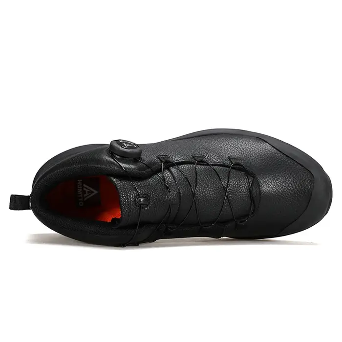 HUMTTO chaussures en cuir pour hommes hiver Camping en plein air hommes chaussures de sport respirant Trekking bottes homme antidérapant randonnée baskets