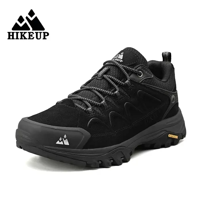 HIKEUP – chaussures de randonnée en cuir pour hommes, baskets de randonnée en plein air, de tourisme