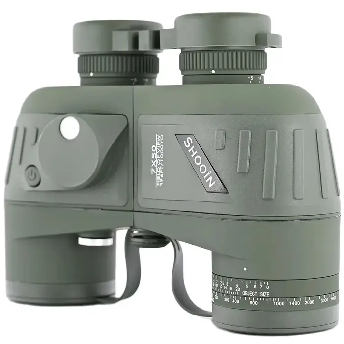 SHOOINOPTICS jumelles 7X50 boussole nautique FMC azote flottant imperméable pour la chasse observation des oiseaux NAVIG
