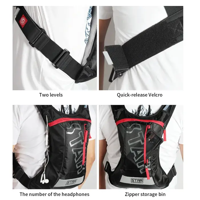 Star Field Knight – sac à dos léger + sac d'hydratation