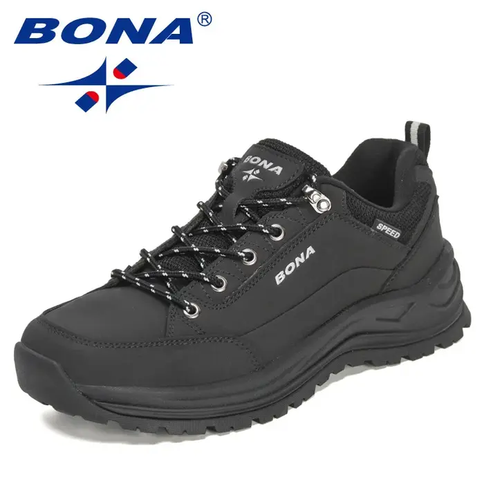 BONA-Chaussures de sport de plein air pour homme, souliers de randonnée, de trekking, d'escalade, à lacets, résistantes à l'usure, nouvelle collection 2022