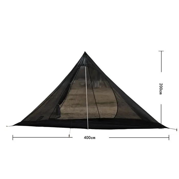 Tente de camping de randonnée en plein air