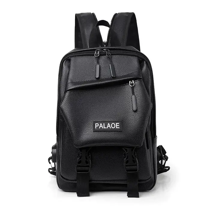 Mini sac à dos pour hommes, petit sac de poitrine multifonction, cartable de voyage, sac à dos en cu