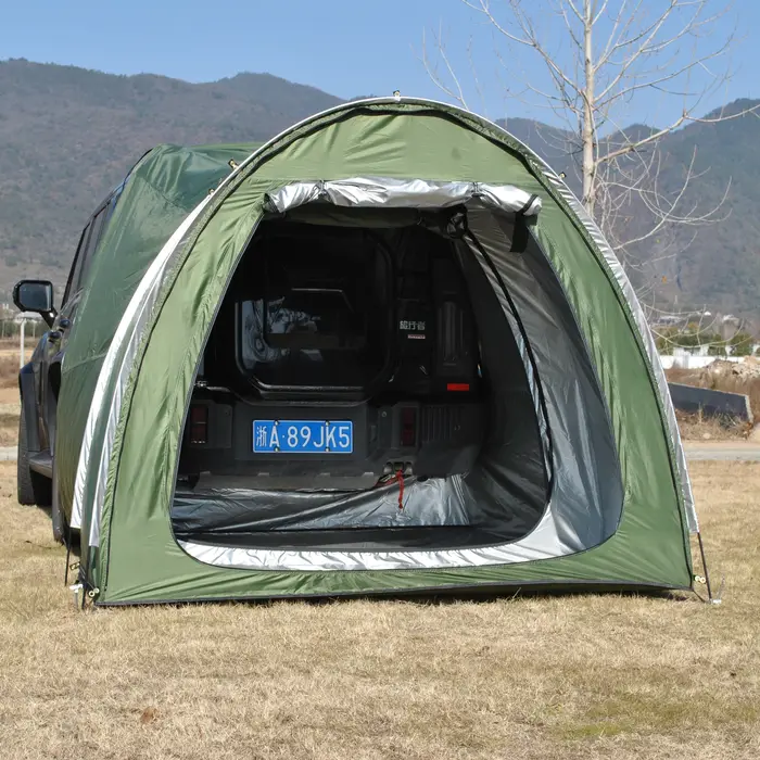 Abri de camping pour l'intimité, cabine de change pour hayon, tente de portière de SUV facile à installer, cabane de voiture étanche pour le camping, toilettes