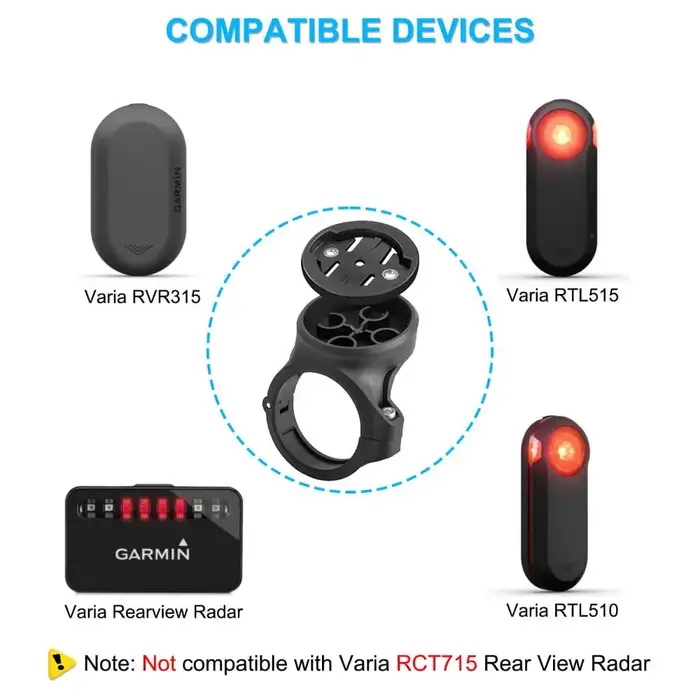 Support de lampe pour selle de vélo