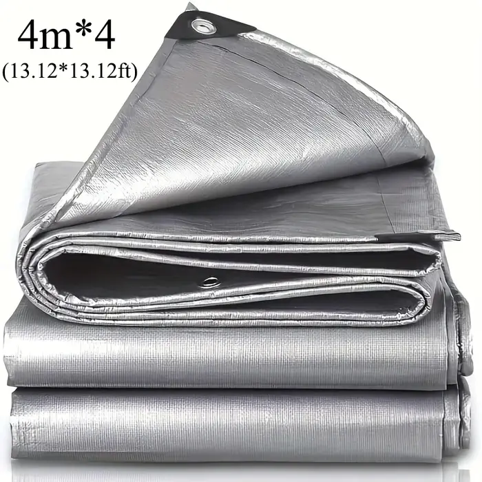 Grande bâche 3m 4x4 5 6 8 10 12 20m 5*5 6x6, bâche étanche personnalisée Camping argent auvent pare-
