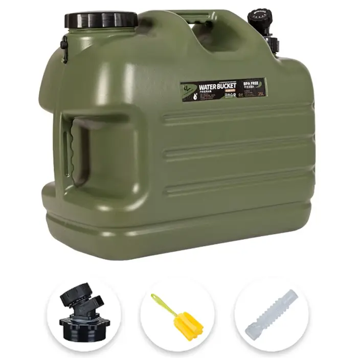 Desert Fox Grand Conteneur d'Eau Précieux Vert Militaire