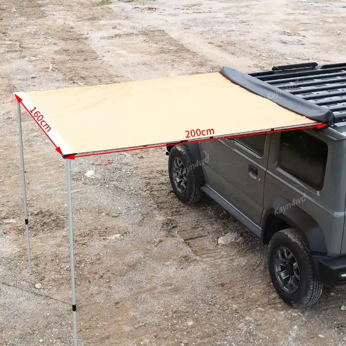 Bâche latérale de toit pour 4x4