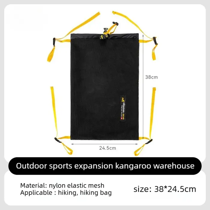 Sac de randonnée en plein air, sacs d'accessoires, organisateur Dyneema, sac d'accessoires d'extensi