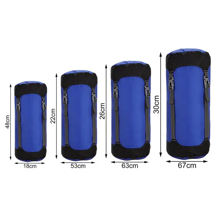 Sac de compression pour sac de couchage d'extérieur de 18/30/45/52 litres