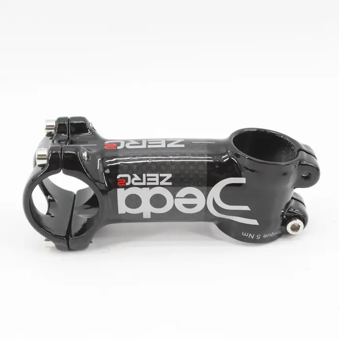 Tout nouveau JEDA argent route carbone tige de vélo en alliage 31.8*60-120mm 6 17 degrés Angle VTT t