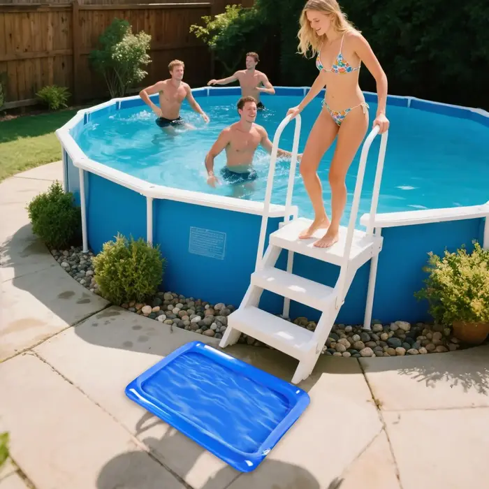 Bassin de lavage de pieds gonflable pour piscine